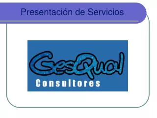 presentaci n de servicios