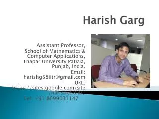 Harish Garg