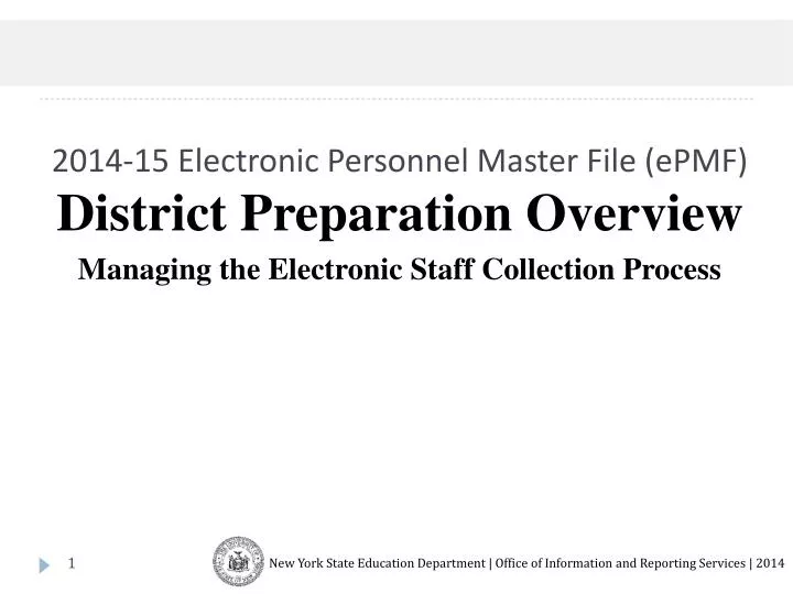 2014 15 electronic personnel master file epmf