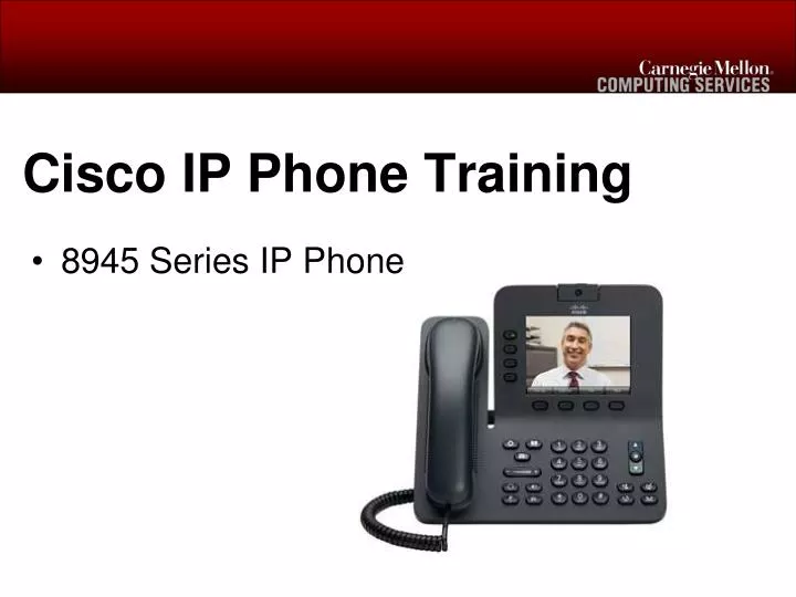 cisco ip phone training
