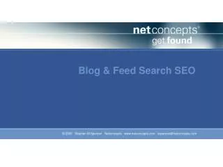 Blog &amp; Feed Search SEO