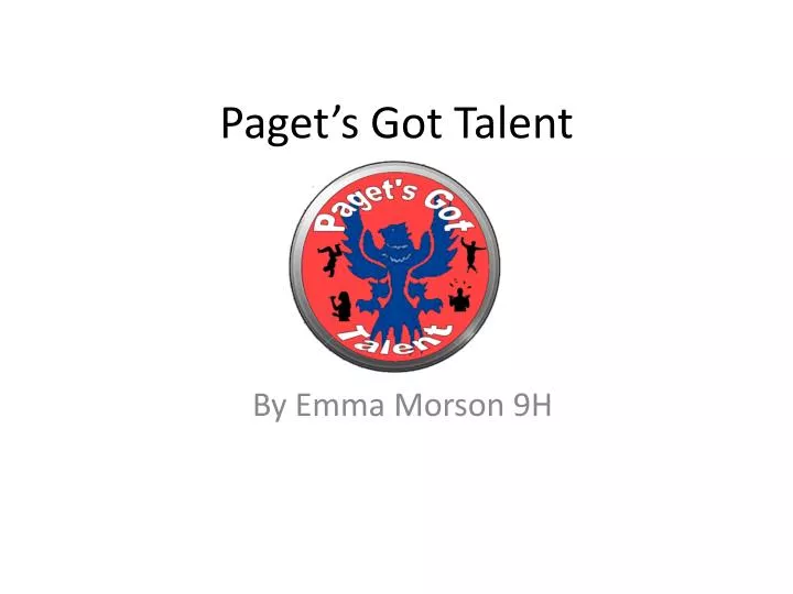 paget s got talent