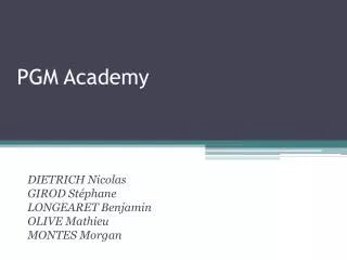 pgm academy