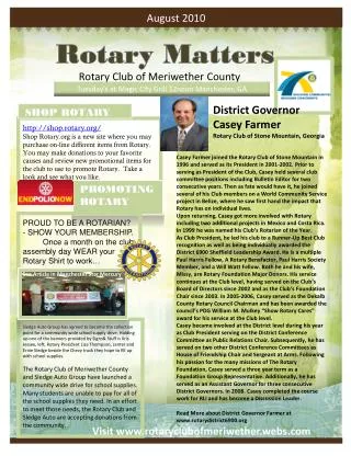 Rotary Matters