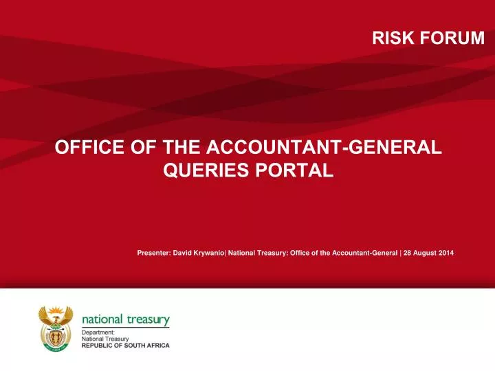 office of the accountant general queries portal