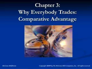 Chapter 3: Why Everybody Trades: Comparative Advantage