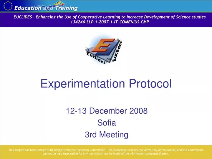 experimentation protocol