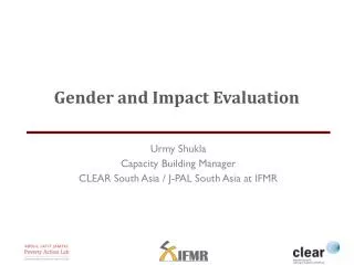 Gender and Impact Evaluation