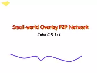 Small-world Overlay P2P Network