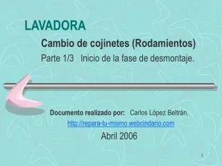lavadora