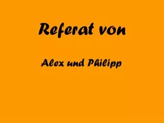 referat von