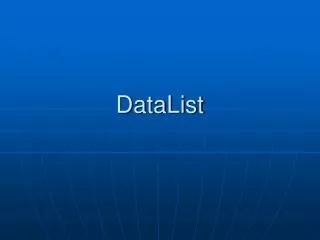 DataList