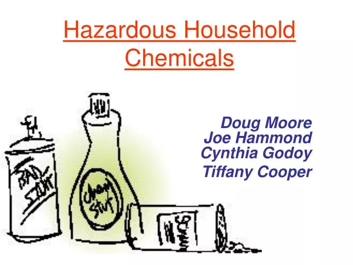 hazardous household chemicals