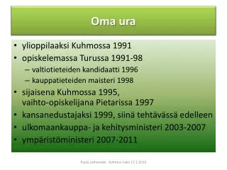 oma ura