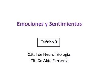 emociones y sentimientos