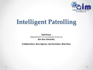 Intelligent Patrolling