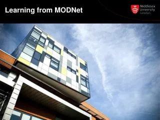 Learning from MODNet