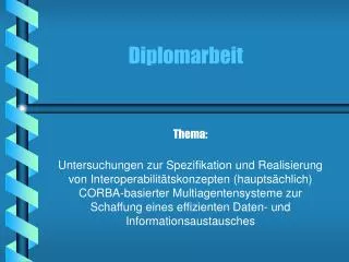 diplomarbeit