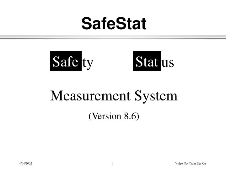 safestat