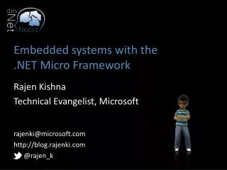 Embedded systems with the .NET Micro Framework