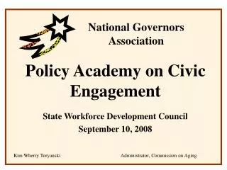 Policy Academy on Civic Engagement