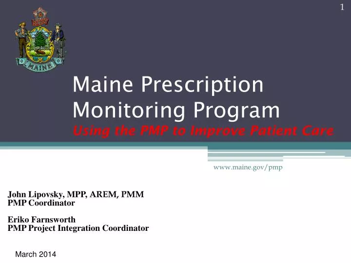 maine prescription monitoring program using the pmp to improve patient care