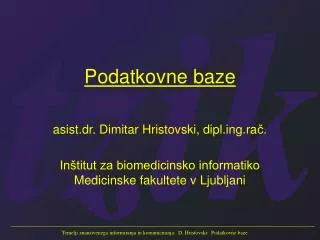 podatkovne baze