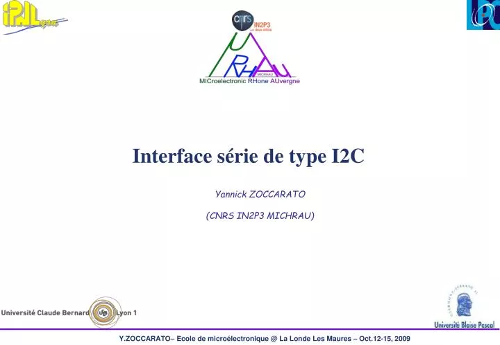 interface s rie de type i2c
