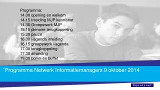 programma netwerk informatiemanagers 9 oktober 2014