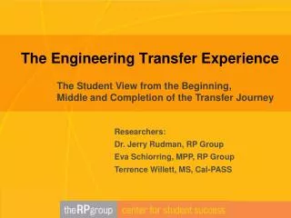 The Engineering Transfer Experience