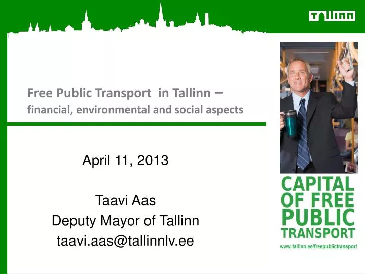 free public transport in tallinn financial environmental and social aspects