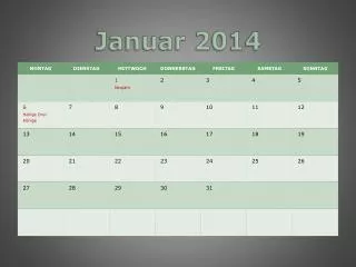 Januar 2014