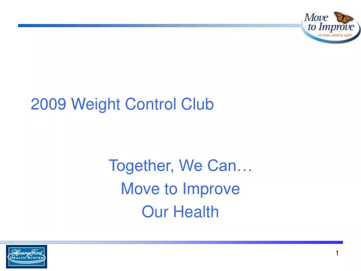 2009 weight control club