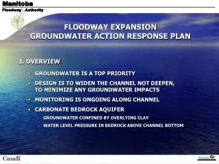 FLOODWAY EXPANSION GROUNDWATER ACTION RESPONSE PLAN