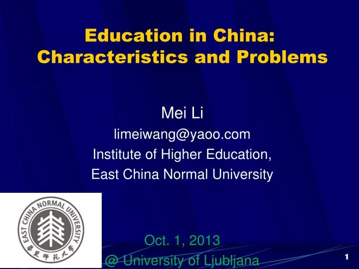 education in china characteristics and problems