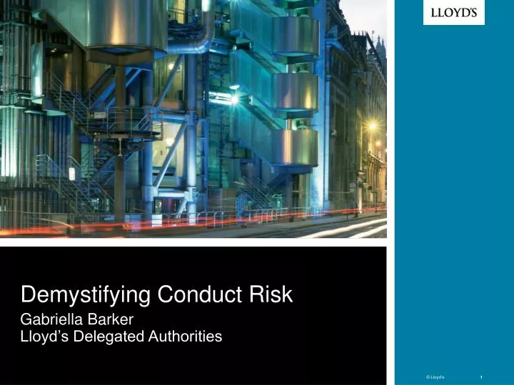 demystifying conduct risk
