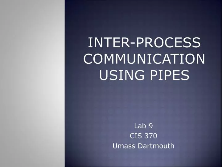 inter process communication using pipes