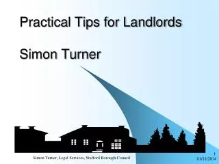 Practical Tips for Landlords Simon Turner