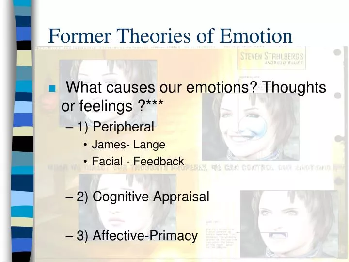 former theories of emotion