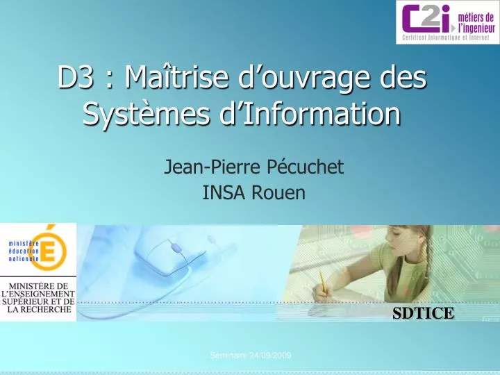 d3 ma trise d ouvrage des syst mes d information