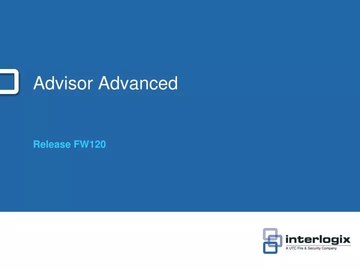 advisor advanced