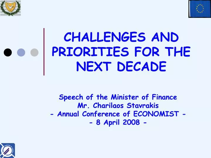 challenges and priorities for the next decade