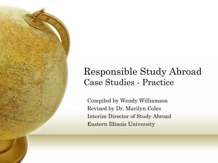 responsible study abroad case studies practice