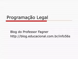programa o legal