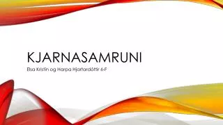 kjarnasamruni