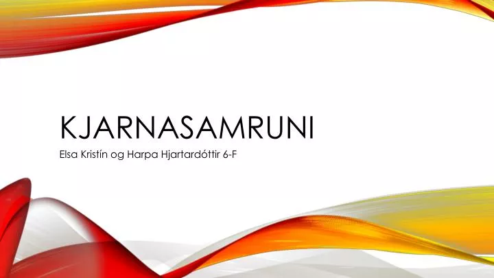 kjarnasamruni