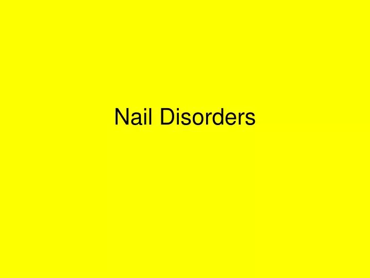 nail disorders
