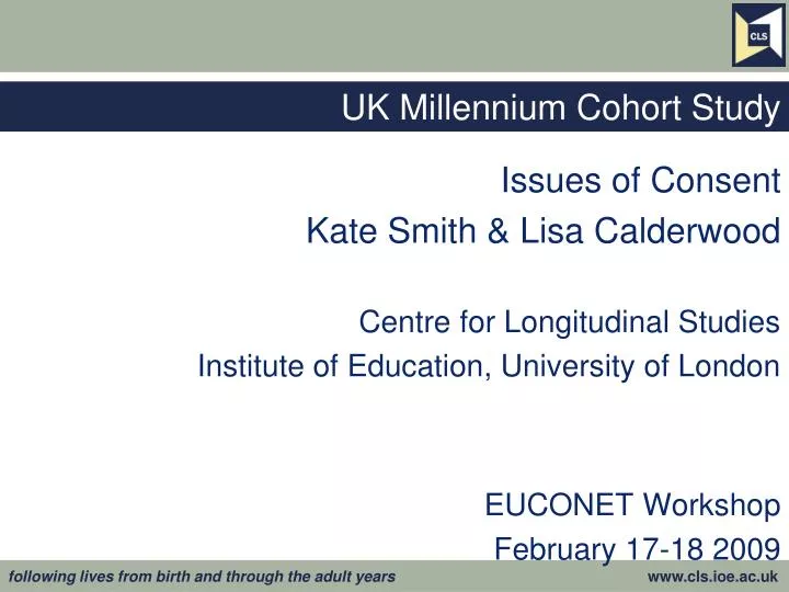 uk millennium cohort study