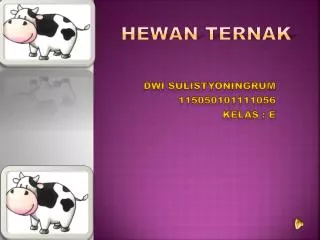 hewan ternak