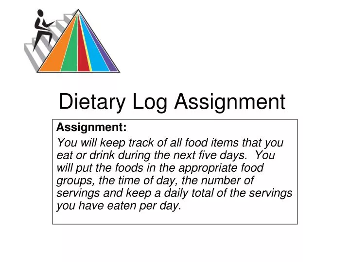dietary log assignment